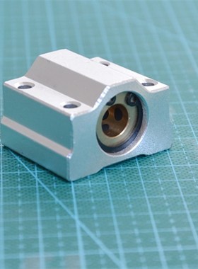 究其科技 自润滑石墨铜套光轴滑块轴承座 SCS6UU-T/8/10/12