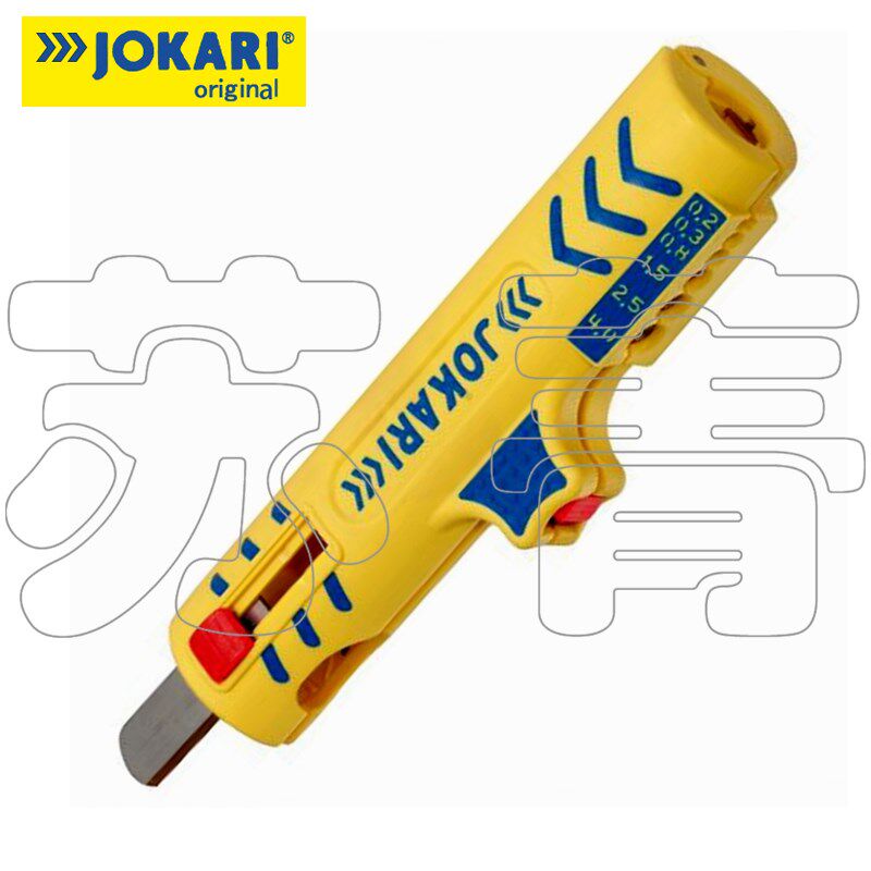 德国原装进口JOKARI电缆剥皮器 剥皮刀 中空手柄 伸缩刀刃8-13 mm