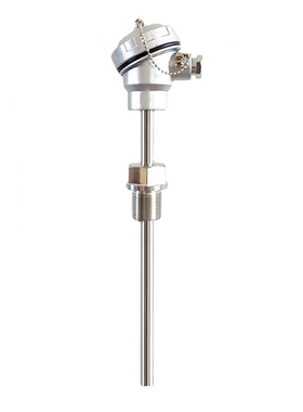 双支铠装热电阻 wzpk2-238 pt100 a级 8 L=165mm 0-200 m27*2