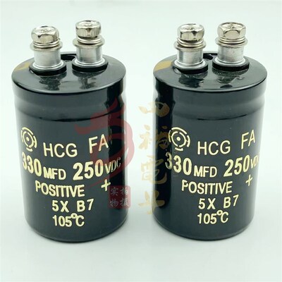 CD13N 250V330UF 螺丝脚电容器 200v470uf 680UF 进口全新 35x50