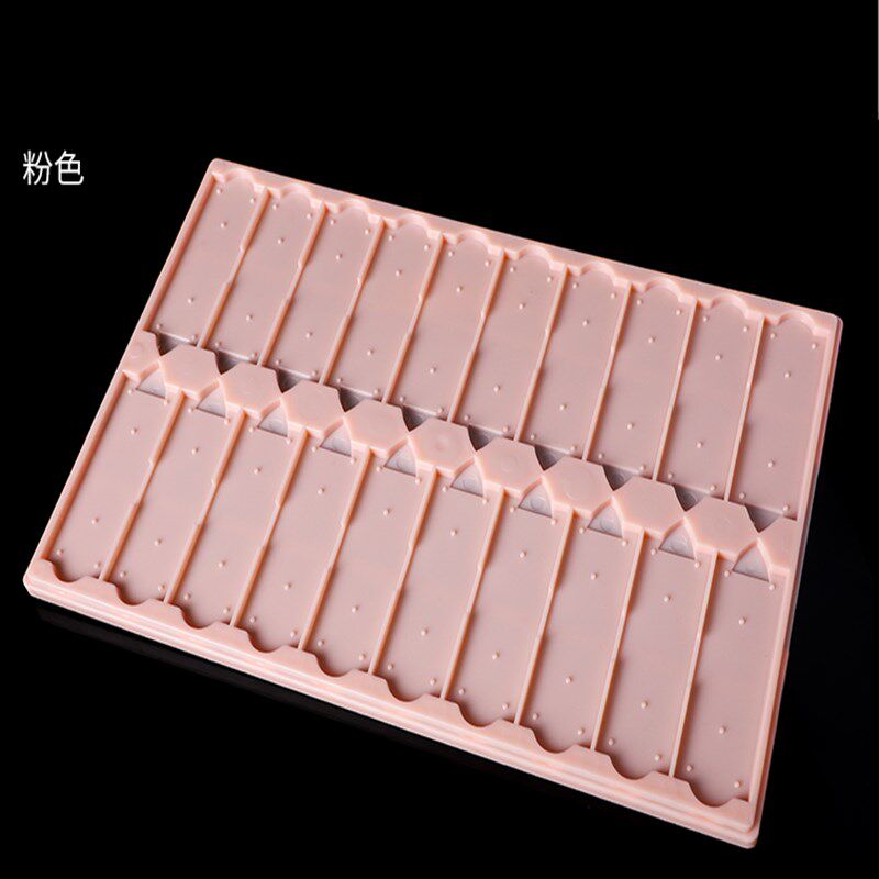 20片存放板 载玻片存放板 晾片板 晾片架 操作板 ABS料