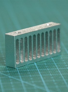 3D打印机配件 UM2 ULTIMAKER2散热冷却槽 挤出头打印头固定铝块
