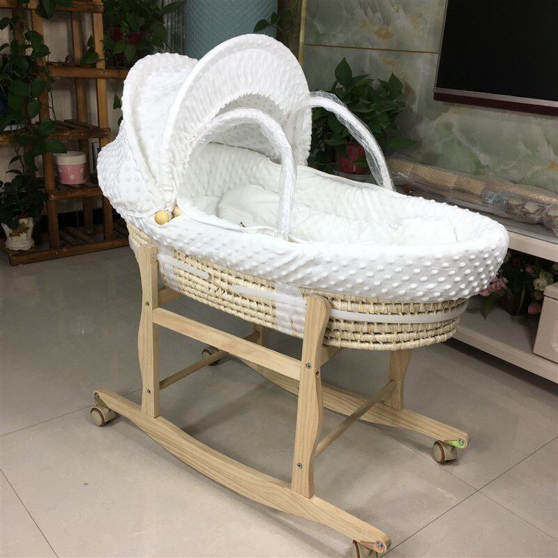 婴儿提篮宝宝新生k儿睡篮摇篮床手提便携多功能摇篮床送蚊帐凉席