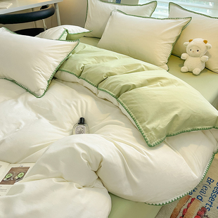 全棉被套单件被罩单人150x200宿舍2米双人2M00x230夏季 1.5米