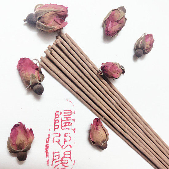 古法手工线香玫瑰花线香 三五枕春 安神助眠安息香龙脑檀香等精制