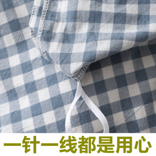 A类水洗棉被e套单件1.5米1.8米双人被罩200 230学生宿舍单人被