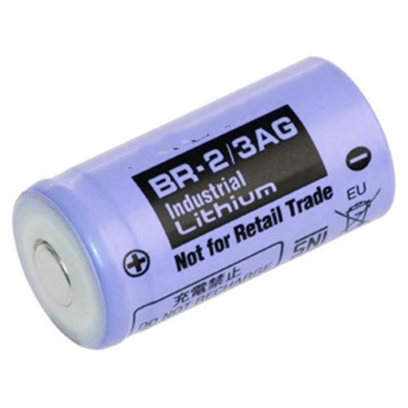 全新现货 BR-2/3AG 锂电池 3V 1450mah BR17335 带脚带插头