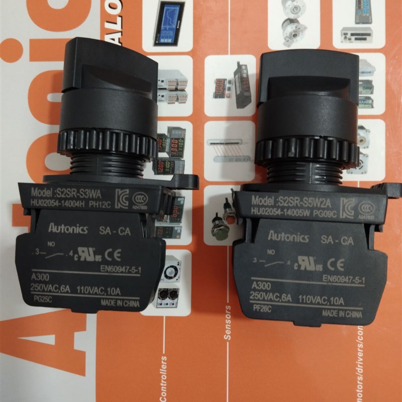 奥托尼克斯 开关 S2SR-S3WA手动复位  S2SR-S5W2A自复位