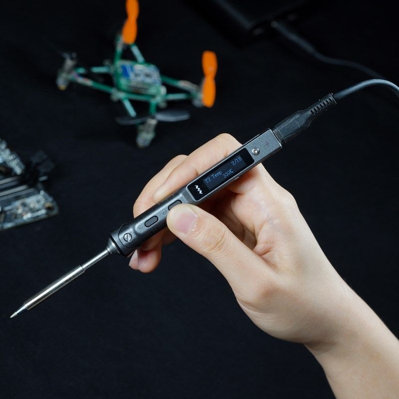 TS101智能电烙铁便携式迷你PD电焊台TYPEC恒温数显电焊笔miniware