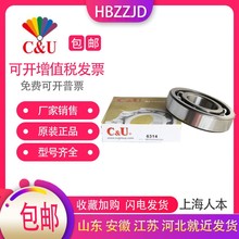 C&U人本高速电机轴承6312 6313 6314 6315 6316 6317 2RZ Z2C3 Z1