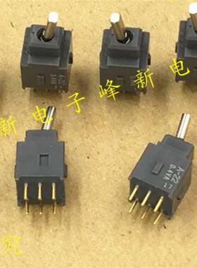 日本立式2档6脚钮子开关 小微型拨动开关切换 A-22HP 0.4VA