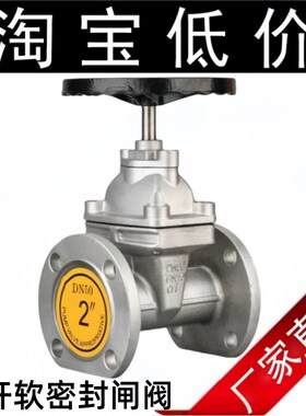 304/316不锈钢暗杆弹性座软密封闸阀Z45X明杆软密封Z41X-16阀门