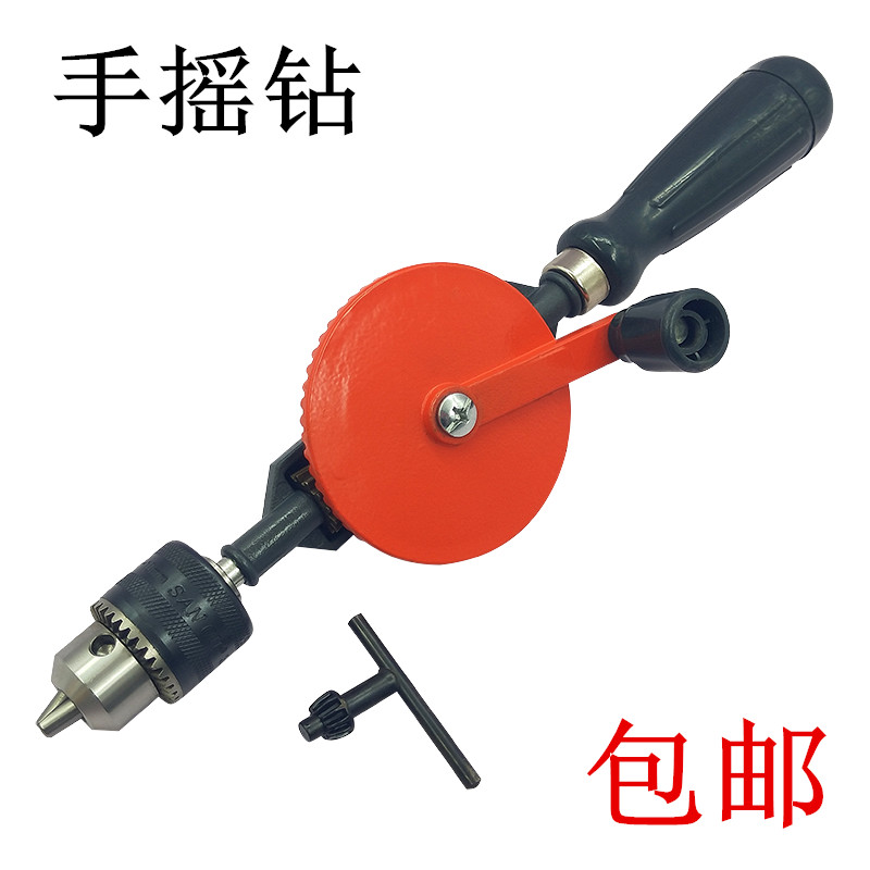 手摇钻多功能 手动木工钻老木工钻孔工具老式钻孔器手动钻手钻diy