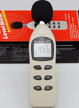 中国台湾衡欣 AZ8925便携式数显噪音计 声级计 分贝仪 环境噪音测
