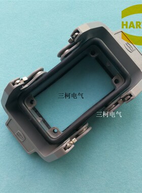 HARTING浩亭哈丁09300100301重载连接器接线盒 10针10芯双扣底座