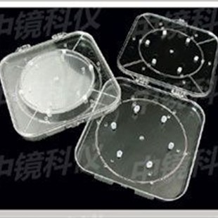 中镜科仪可调单片晶圆硅片样品盒 存放4/5/6英寸