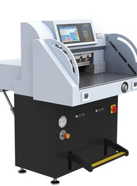泰州XB-AT551-09EP双液压程控切纸机厚度8公分宽度520毫米