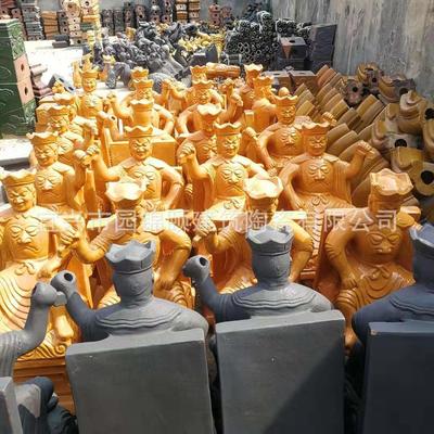 古建瓦 仿古瓦 鬼脸瓦 四大天王 庙瓦 筒瓦配件 屋脊瓦 屋脊配件
