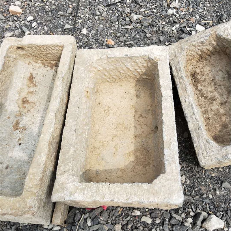 供应老石槽d 石雕花岗岩石槽 庭院做旧老槽子装饰养鱼花盆猪槽
