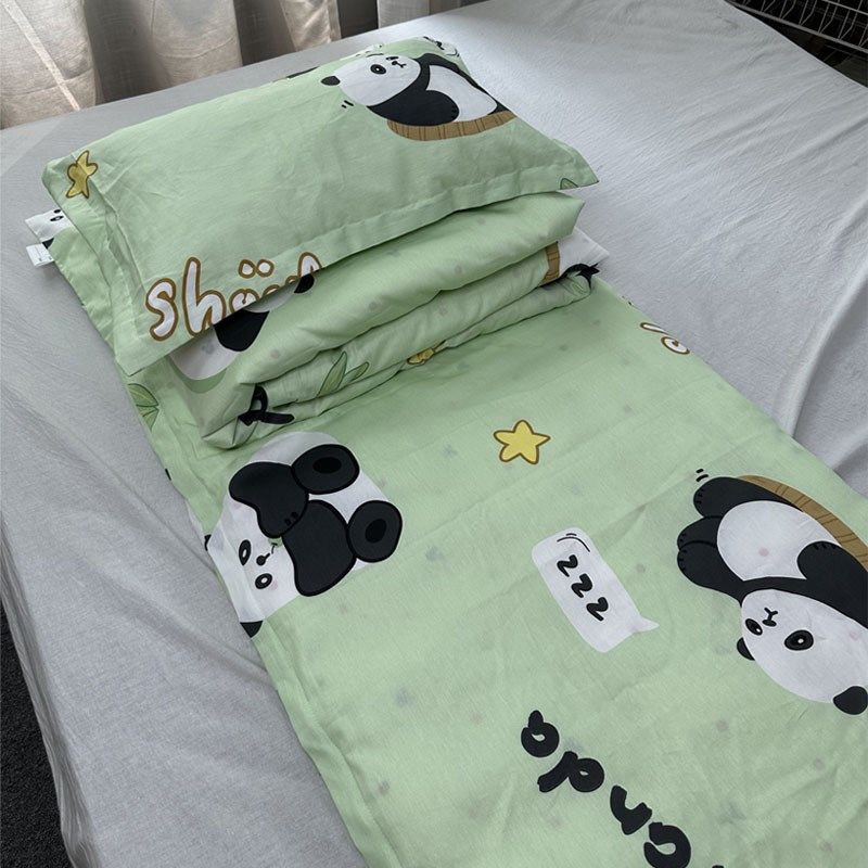 定制小学生午托被褥套件棉花被芯7C0*170床三件套宿舍午睡床品