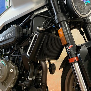 适用胡思瓦娜401 白箭 黑箭 改装水箱保护L网 散热器保护罩 防虫