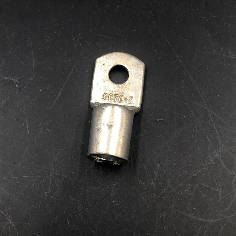 窥口铜接线端子/铜鼻子/铜线鼻/铜端子SC70-8适用70平方线进8螺丝