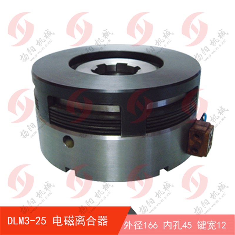 电磁离合器DLM3-25多片离合器/仿形车床DC24V/外径166内孔6-45*50