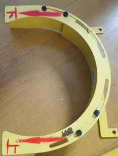 蒂森电梯PMS系列主机曳引轮防护罩496 厚度135毫米全新 118和496