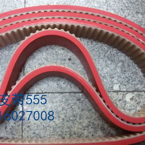 工业皮带定做 同步带加红胶 加摩擦胶 同步带特殊加工 加海绵定做