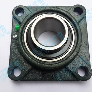 带铸造方形座整套外球面轴承UCF211轴承UC211+轴壳F211轴承内径55
