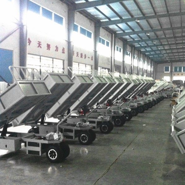 HG-202电动翻斗车 POWER DUMP CART 越野搬运车小型电动泥头车
