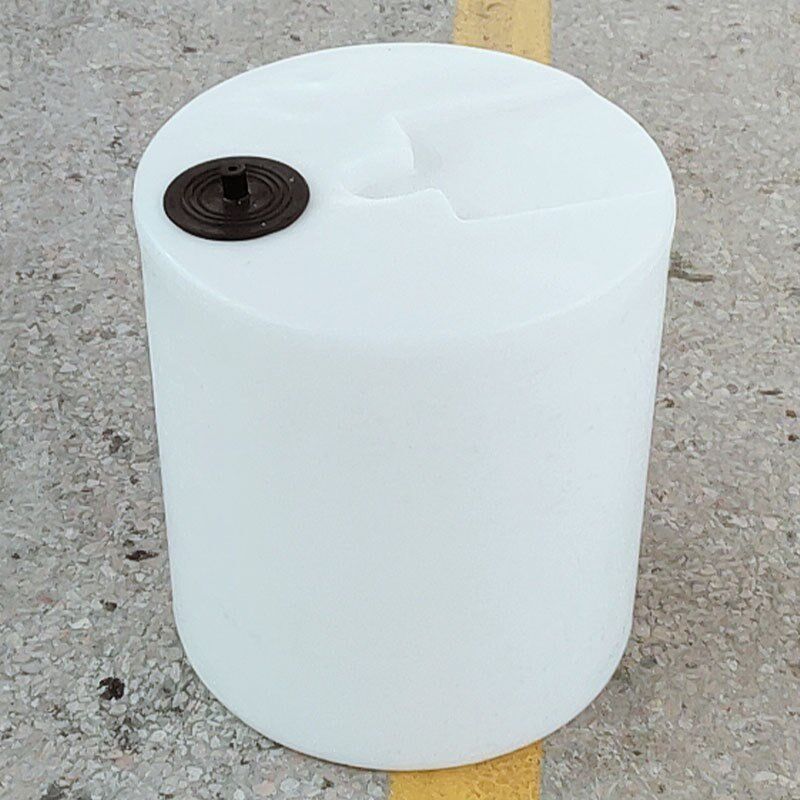 加厚盖子40L升白色化工塑料水桶PE加药桶纯净废水液酸碱桶 耐腐蚀