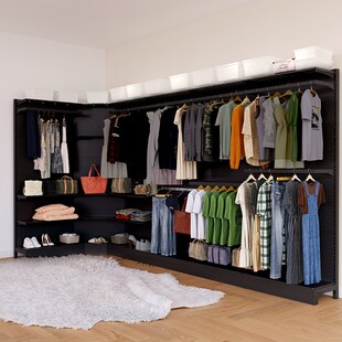 黑色洞洞板货架露营装备收纳户外用品F路亚洞洞板渔具谷子店展示