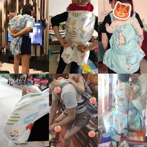 传统新款老式春夏季薄款前抱式B后背式四川云南婴儿两用背带扇