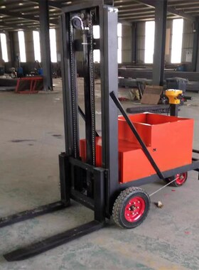 全电动站驾式叉车 小型25v0/500公斤电动随车叉车 全电动堆高车