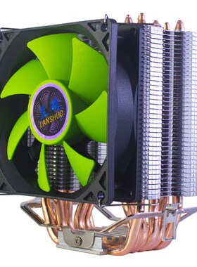 冰刃400 六铜管CPU散热器台式机风扇1155AMD2011针1366 x79X58