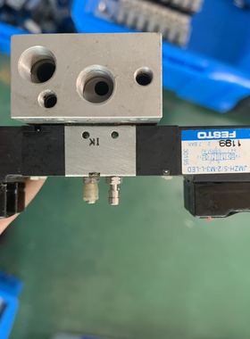 FESTO 30195 电磁阀 三位五通 正品拆机