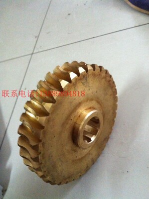 齐齐哈尔立车配件C5112AC5116A横梁升降铜蜗轮齿数34模数5正品