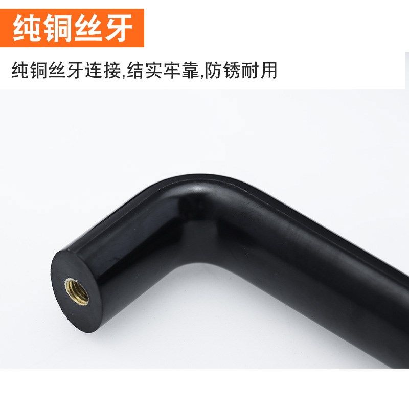 黑色椭圆胶木拉手耐高温机床机箱提手电木绝缘拉手配电箱U形把手