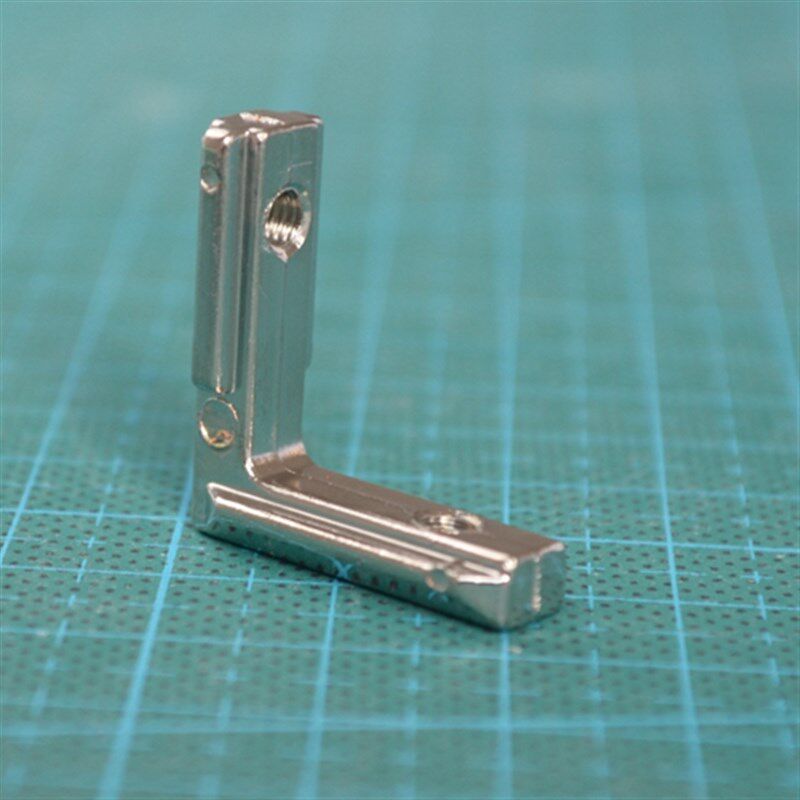 3D打印机组装配件 欧标铝型材2020连接件  直角接头内置L型槽6mm