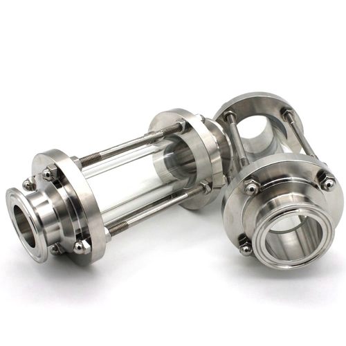 304卫生食品级快装视镜不锈钢管道视盅卡箍式直通视镜25 38 51 63