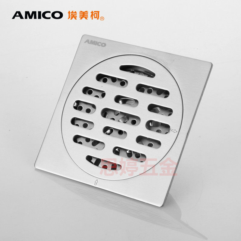 埃美柯304不锈钢地漏BP3041加厚淋浴阳台移位防臭自封洗衣机双用,电玩/配件/游戏/攻略,支架,淘宝优惠券,粉丝福利购,淘宝优惠卷