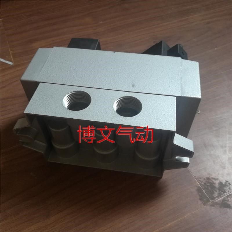 五口二位滑柱式电控阀K25H2D-25 1寸换向阀K25HD2-25