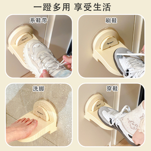 浴室吸盘洗澡g脚踏板化妆室淋浴房家用防滑洗脚脚蹬器老人防摔脚