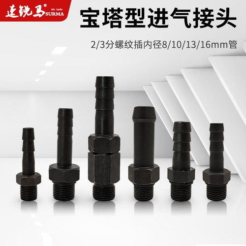 气动工具进气接头3分C4/C6气磨机砂轮机风镐风炮气镐进气口小接头