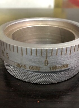 北京立铣x62w/53K 铣床工作台纵向刻度盘762 80格 1转4MM 圈 厚25