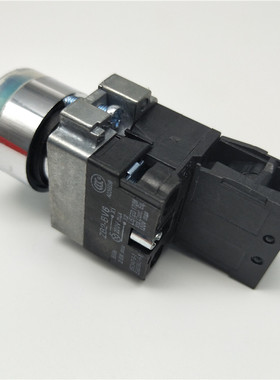 森奥带灯按钮开关AC/DC24V绿色XB2-BW33B1C 双触点一常开一常闭