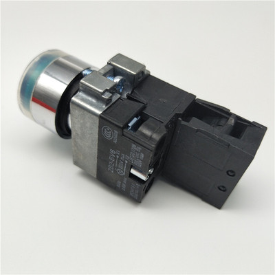 森奥带灯按钮开关AC/DC24V绿色XB2-BW33B1C 双触点一常开一常闭