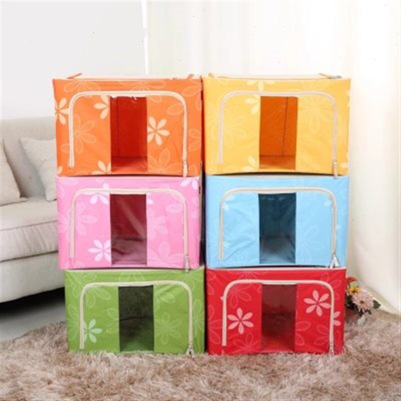 120l150升折叠牛津r布收纳箱特大号超大容量布艺1V00衣物被子整