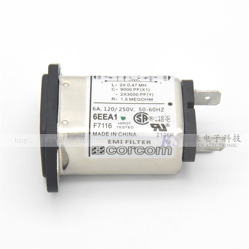10EEA1 F7531 10A 6EEA1 F7116 6A Corcom IEC医疗设备插座滤波器